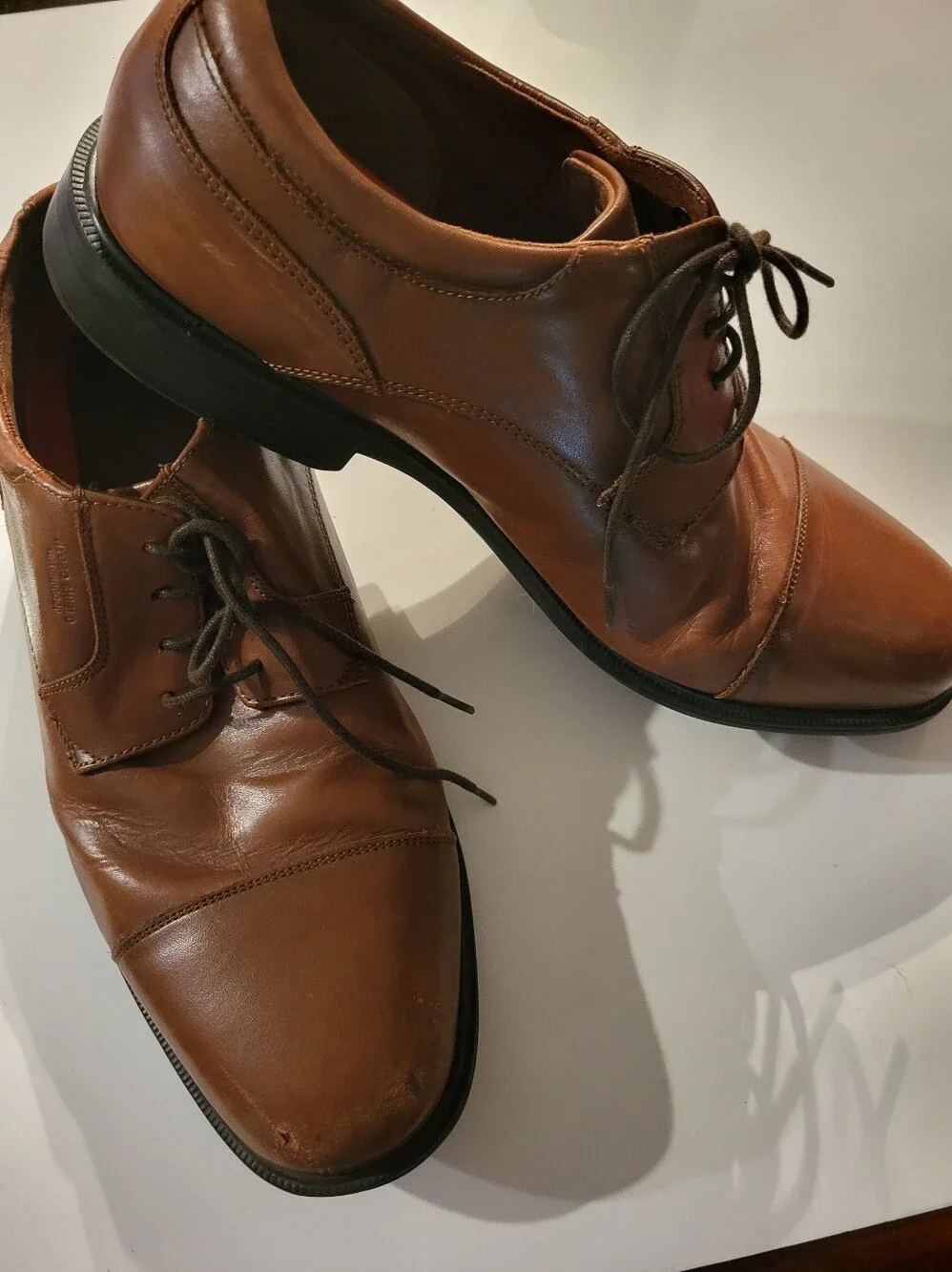 Men's Rockport Size 12 Hydroshield Dress Shoes